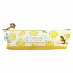 Japan Mofusand Slim Pen Case - Fruit Cat / Lemon