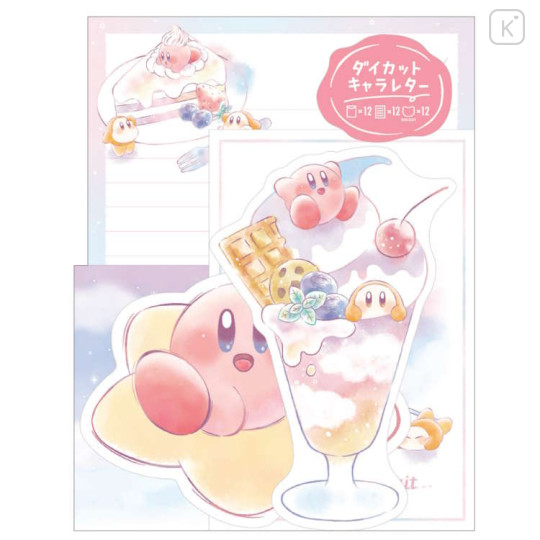 Japan Kirby Die-cut Letter Set - Pupupu Parfait - 1