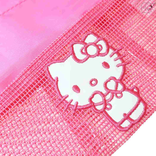Japan Sanrio Mini Mesh Pouch - Hello Kitty / Pink - 3