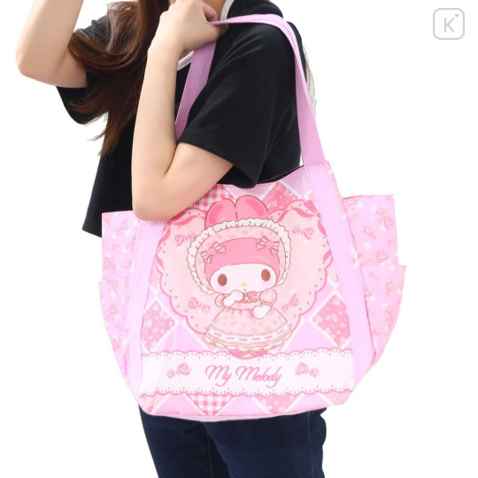 Japan Sanrio Balloon Tote Bag - My Melody / Pink Lady - 6