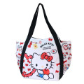 Japan Sanrio Balloon Tote Bag - Hello Kitty / Apple - 1