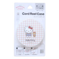 Japan Sanrio Cord Reel Case - Hello Kitty - 1