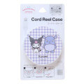 Japan Sanrio Cord Reel Case - Kuromi - 1
