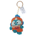 Japan Sanrio Potetan Rhinestone Mascot Keychain - Hangyodon : Octopus Cosplay - 1