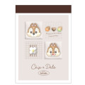 Japan Disney Mini Notepad - Chip & Dale : Best Pals - 1