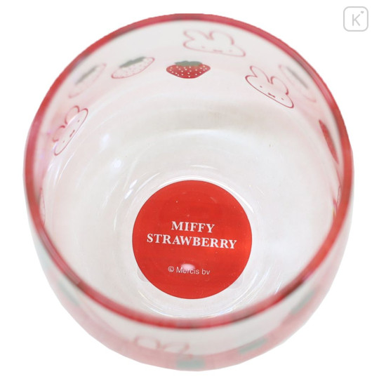 Japan Miffy Glass - Strawberry - 3