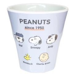 Japan Peanuts Melamine Tumbler - Snoppy / Friends Light Blue