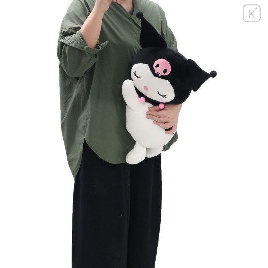 Japan Sanrio Co-sleeping Pillow Plush - Kuromi - 2