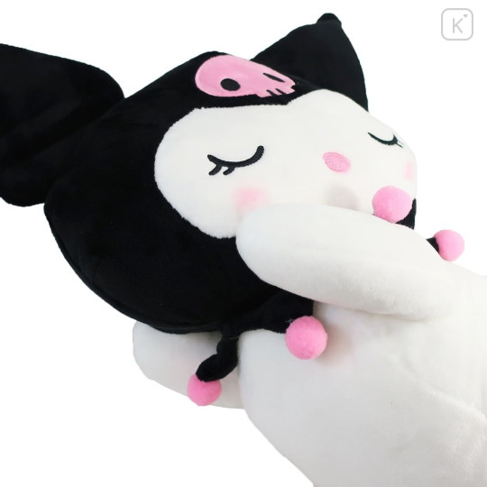 Japan Sanrio Co-sleeping Pillow Plush - Kuromi - 3