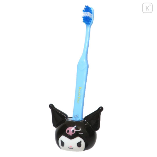 Japan Sanrio Toothbrush Stand Mascot - Kuromi - 3
