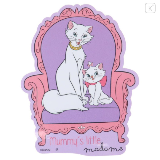 Japan Disney Vinyl Sticker - Duchess & Marie - 1