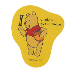 Japan Disney Vinyl Sticker - Pooh / I Couldnt Agree More