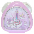 Japan Sanrio Alarm Clock - Kuromi & My Melody / Pink Good Night - 1