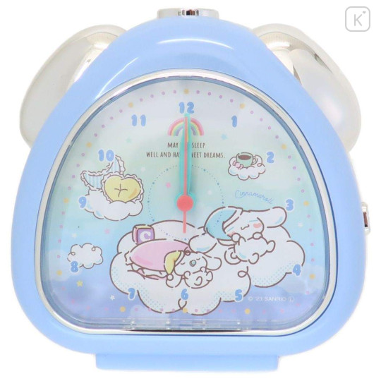 Japan Sanrio Alarm Clock - Cinnamoroll & Milk : Blue Good Night - 1