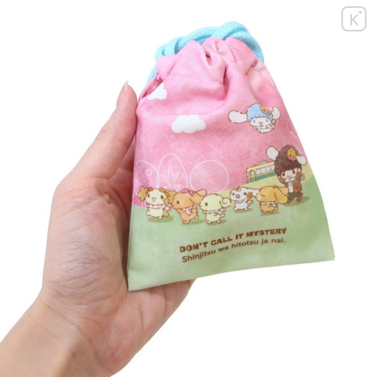 Japan Sanrio Drawstring Bag (S) - Cinnamoroll × Don't Call it Mystery / Playground - 2