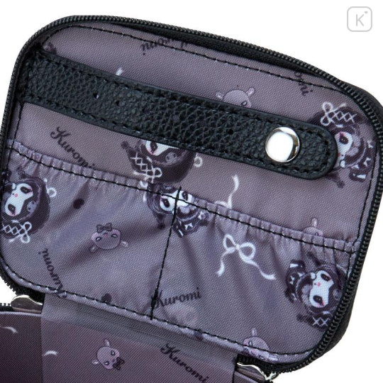 Japan Sanrio Original Accessory Pouch - Kuromi : Moonlit Melokuro - 4