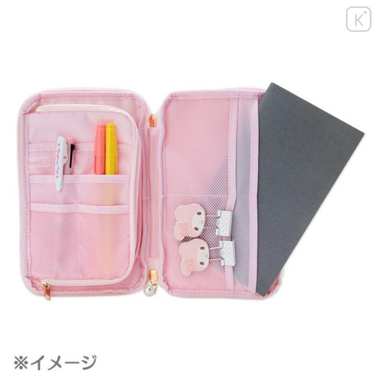 Japan Sanrio Original Multi Pouch - Kuromi : Moonlit Melokuro - 7