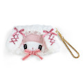 Japan Sanrio Original Face-shaped Pass & Card Case - My Melody / Moonlit Melokuro - 1