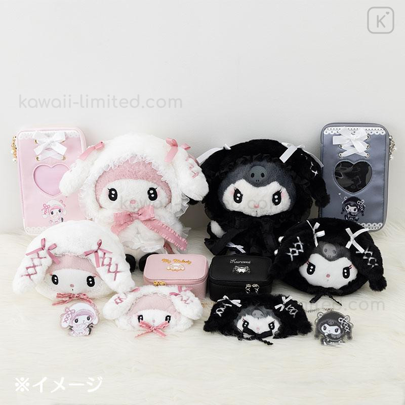 Japan Sanrio Original Face-shaped Pass & Card Case - Kuromi