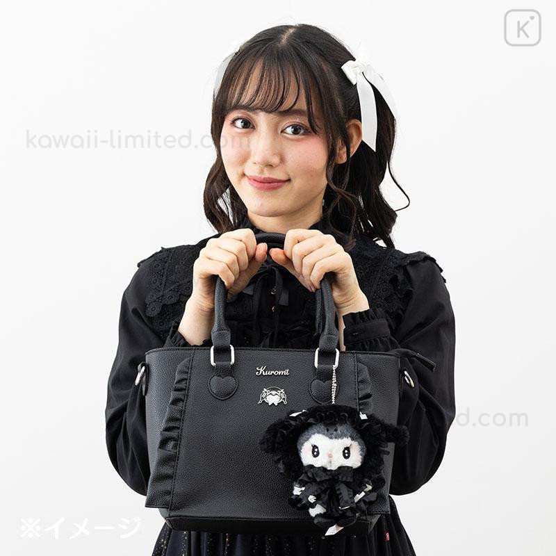 Japan Sanrio Original 2way Shoulder Hand Bag - Kuromi / Moonlit Melokuro