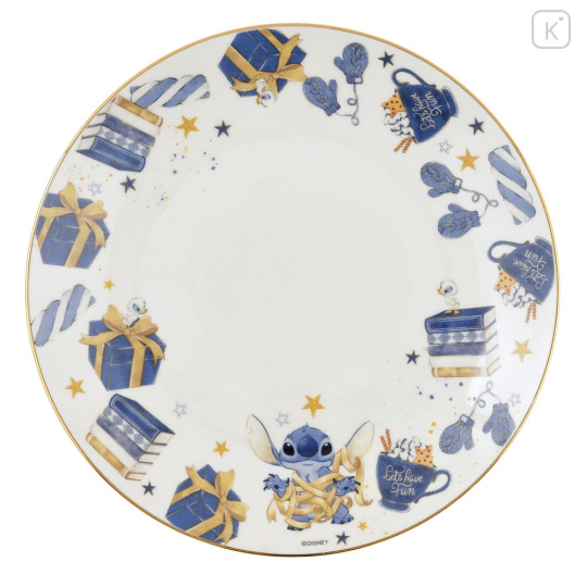 Japan Disney Store Porcelain Plate - Stitch : Christmas Boxing Day - 1