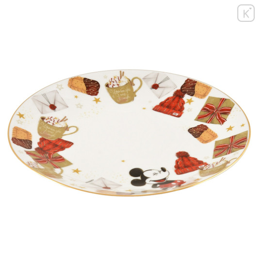 Japan Disney Store Porcelain Plate - Mickey Mouse : Christmas Boxing Day - 2