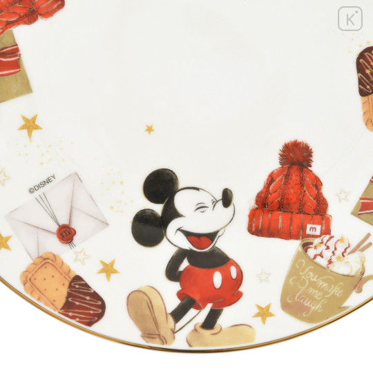Japan Disney Store Porcelain Plate - Mickey Mouse : Christmas Boxing Day - 3
