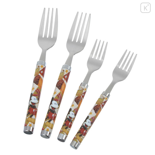 Japan Disney Store Cutlery Set - Mickey Mouse : Christmas Boxing Day - 3