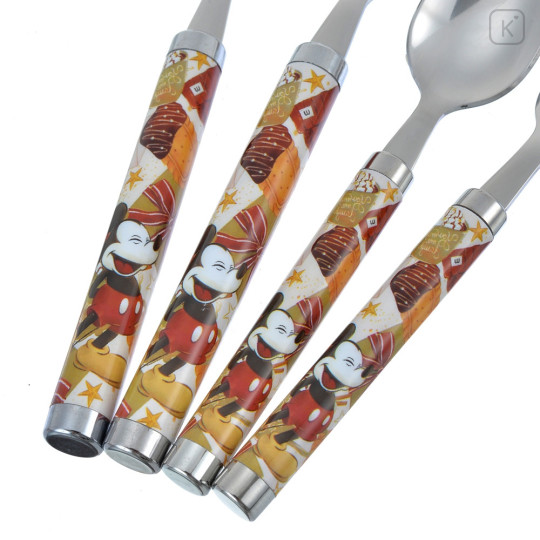 Japan Disney Store Cutlery Set - Mickey Mouse : Christmas Boxing Day - 4