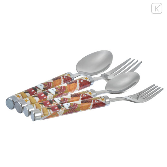 Japan Disney Store Cutlery Set - Mickey Mouse : Christmas Boxing Day - 5