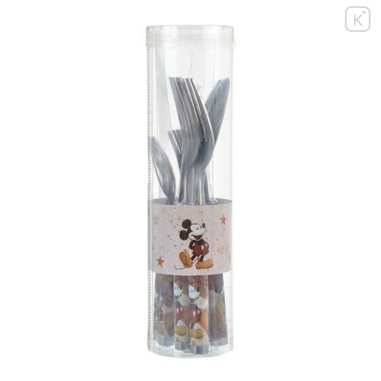 Japan Disney Store Cutlery Set - Mickey Mouse : Christmas Boxing Day - 6