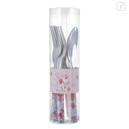 Japan Disney Store Cutlery Set - Marie Cat : Christmas Boxing Day - 6