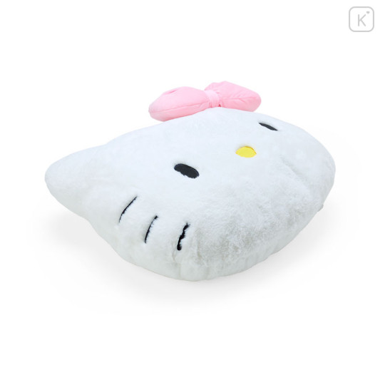 Japan Sanrio Original Face-shaped Cushion (M) - Hello Kitty - 2