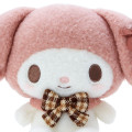 Japan Sanrio Stuffed Toy (S) - My Melody / Fluffy Mocha Plaid - 3