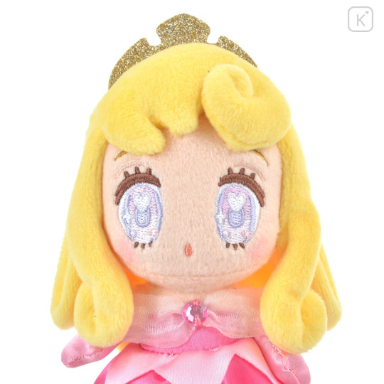 Japan Disney Store Tiny Princess Plush Keychain - Aurora - 4