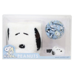 Japan Peanuts Hair Turban & Scrunchie & Clip Set- Snoopy / Good Night