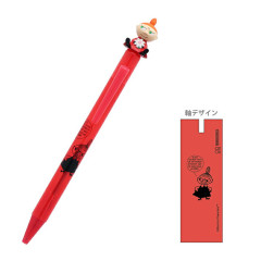 Japan Moomin Mascot Ballpoint Pen - Little My / Red