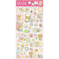 Japan San-X Sheet Sticker - Rilakkuma : Cat Public Bathhouse A - 1