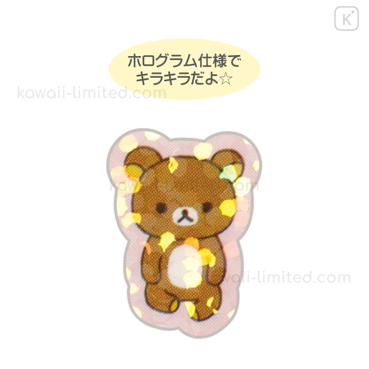 Rilakkuma Face Mini Seal Sticker