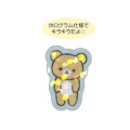 Japan San-X Sparkling Mini Seal Sticker - Rilakkuma / New Basic Rilakkuma - 2