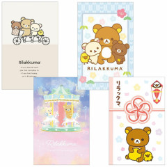 Japan San-X Mini Gift Envelope Set - Rilakkuma 2024
