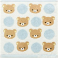 Japan San-X Mini Towel - Rilakkuma / Face & Polka Dots - 1