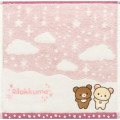 Japan San-X Mini Towel - Korilakkuma & Chairoikoguma / Sparkling Cloud - 1