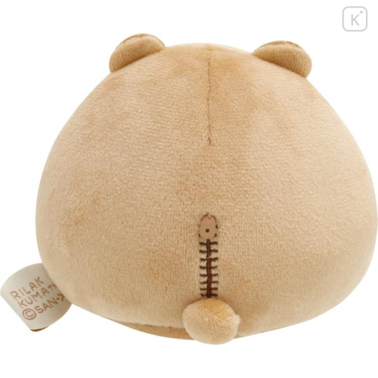 Japan San-X Round Belly Plush (S) - Rilakkuma - 3