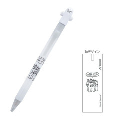 Japan Moomin Mascot Mechanical Pencil - Hattifatteners / White