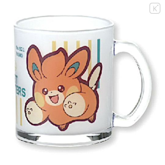 Japan Pokemon Glass Mug - Pawmi - 1
