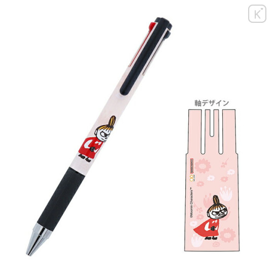 Japan Moomin Juice Up 3 in 1 Gel Pen - Little My / Huh - 1