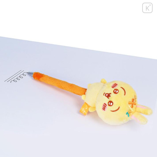 Japan Chiikawa Fluffy Mascot Ballpoint Pen - Rabbit : Blush - 5