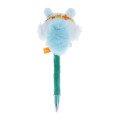 Japan Chiikawa Fluffy Mascot Ballpoint Pen - Momonga : Blush - 4
