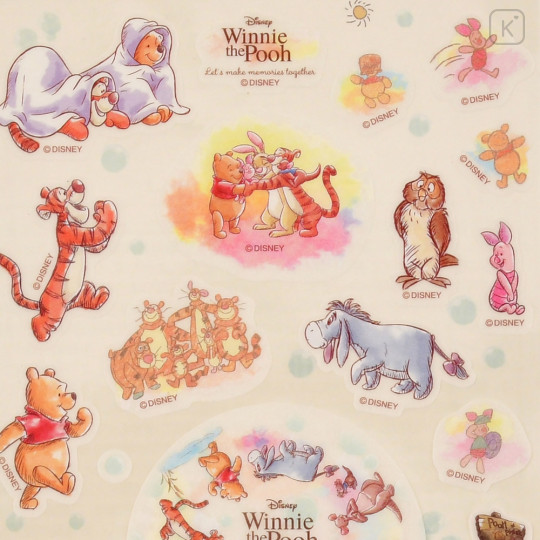 Japan Disney Store Clear Sticker - Pooh’s Day 2023 - 2